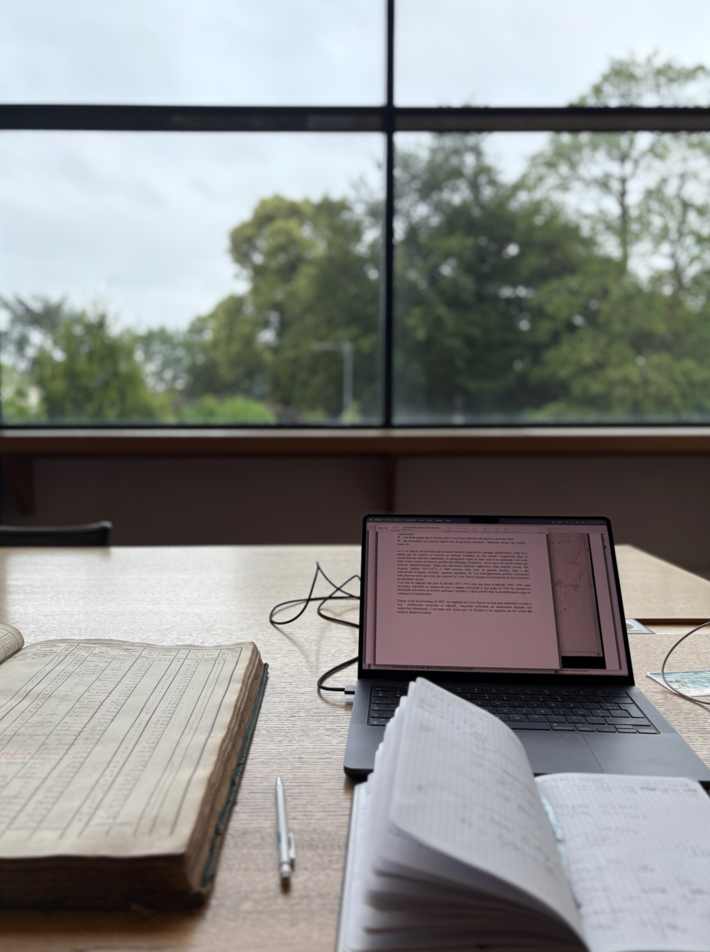 Accompagnement en salle de lecture des archives