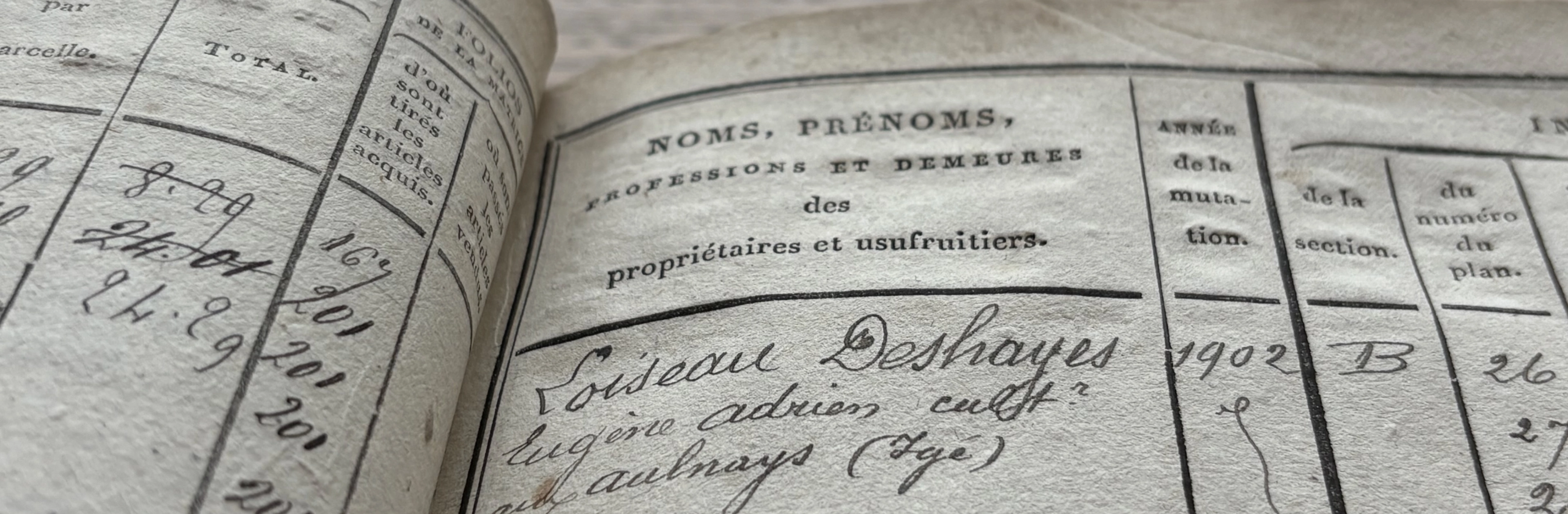 Généalogie foncière